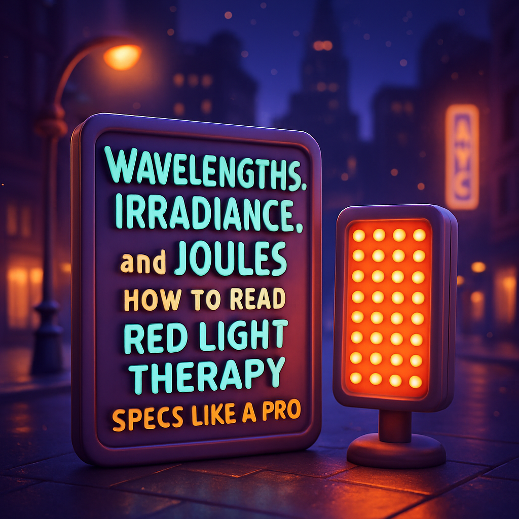 Red Light Therapy Specs Wavelengths and Joules BioLight