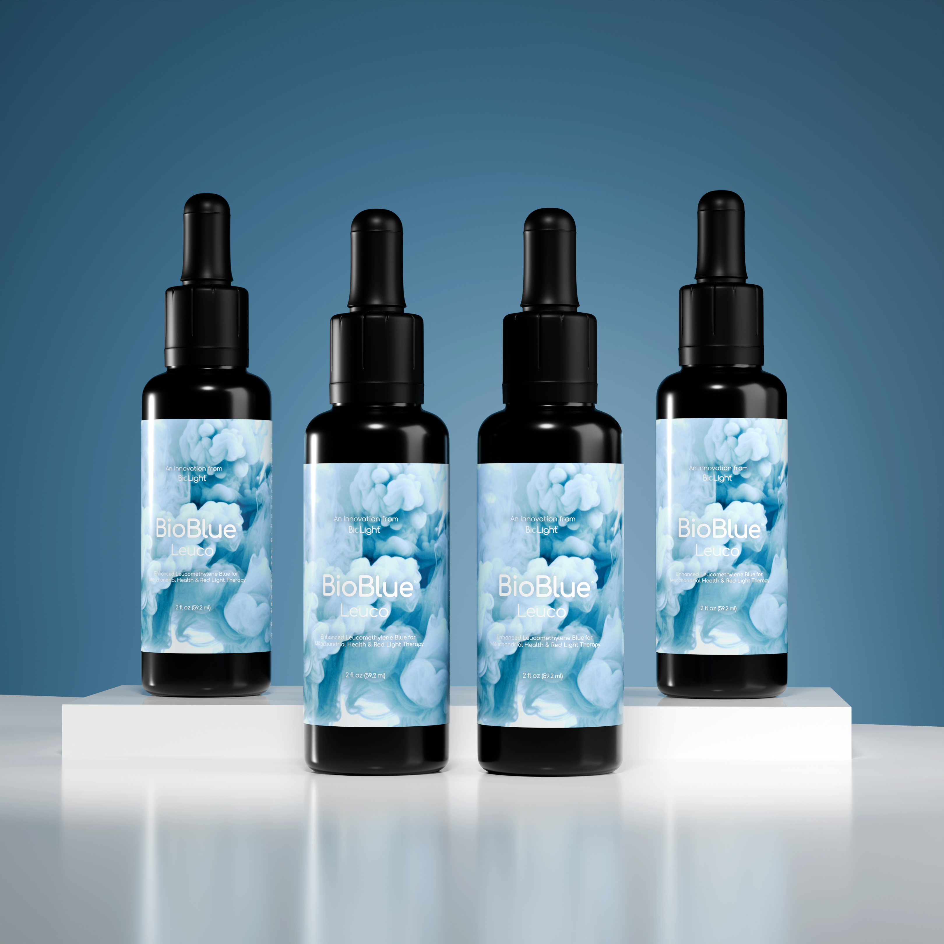 BioBlue Leuco – Rapidly Absorbed Leucomethylene Blue for Enhanced Brain & Mitochondrial Support | Red Light Therapy Synergist - USP Grade