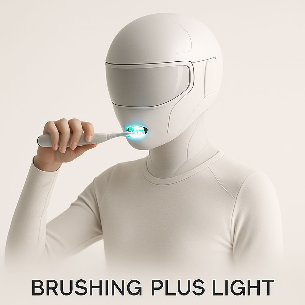 Brushing Plus Light: How To Build A Daily Oral Health Routine With a Light Therapy Toothbrush