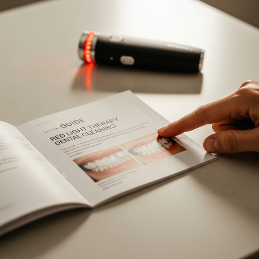 Using Red Light Therapy Before and After Dental Cleanings