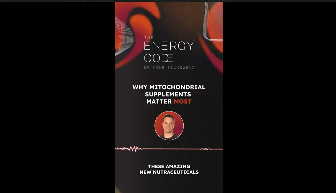 The Energy Code: Urolithin A, Mitophagy, and Immune Aging: New Research + BioBlue Light Announcements