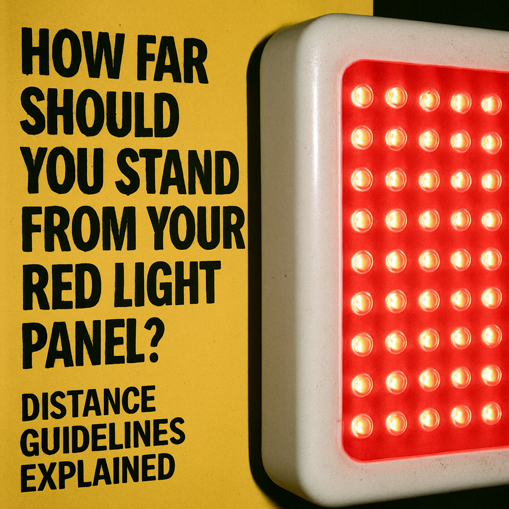 How Far From a Red Light Panel