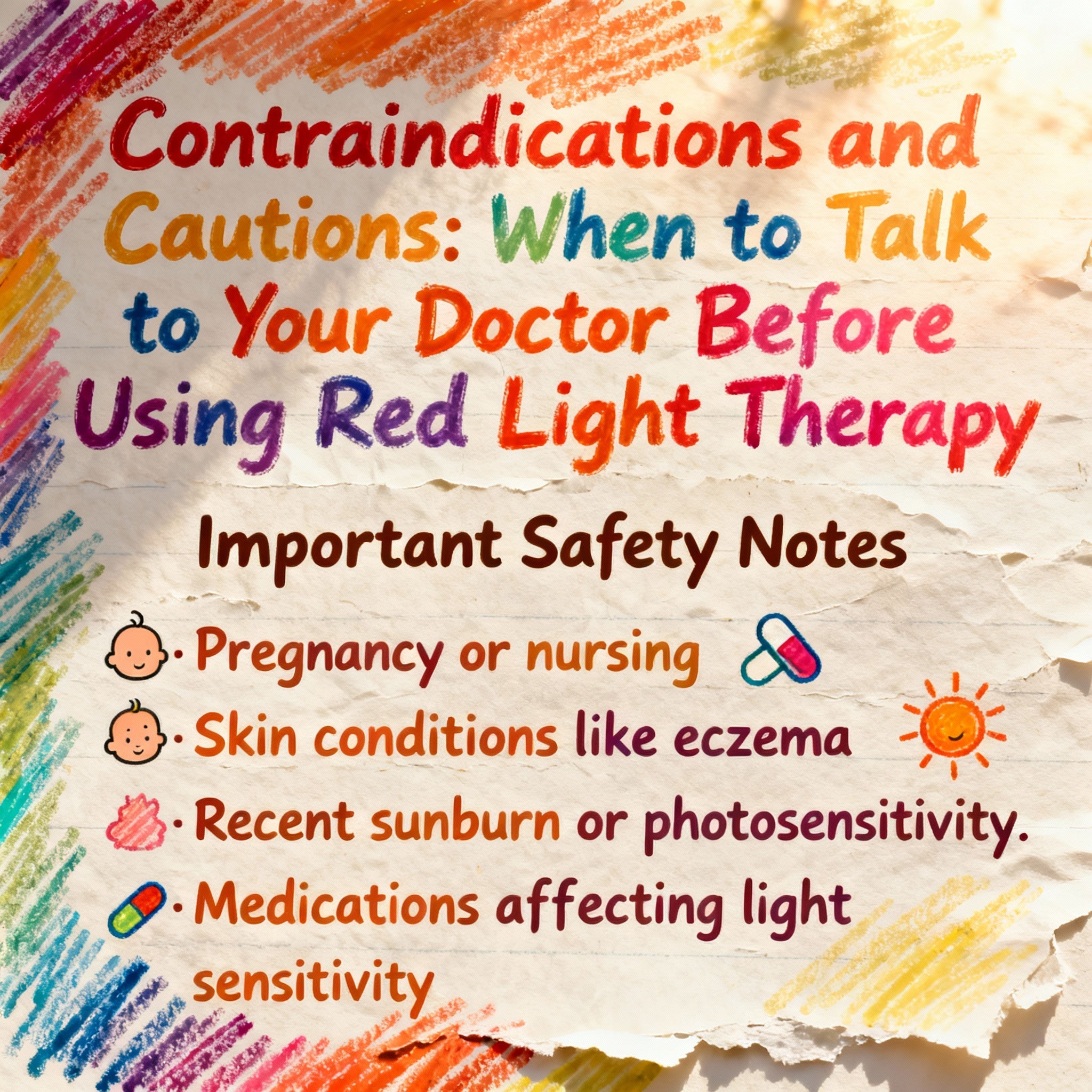 Red Light Therapy Contraindications