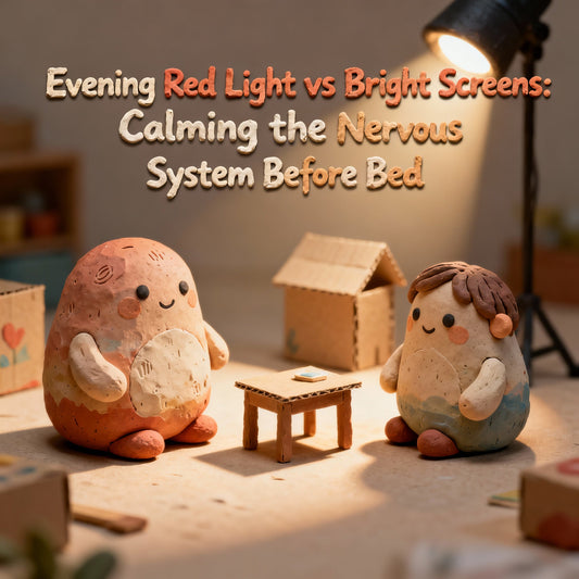 Evening Red Light vs Bright Screens