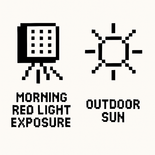 Morning Red Light vs Outdoor Sunlight