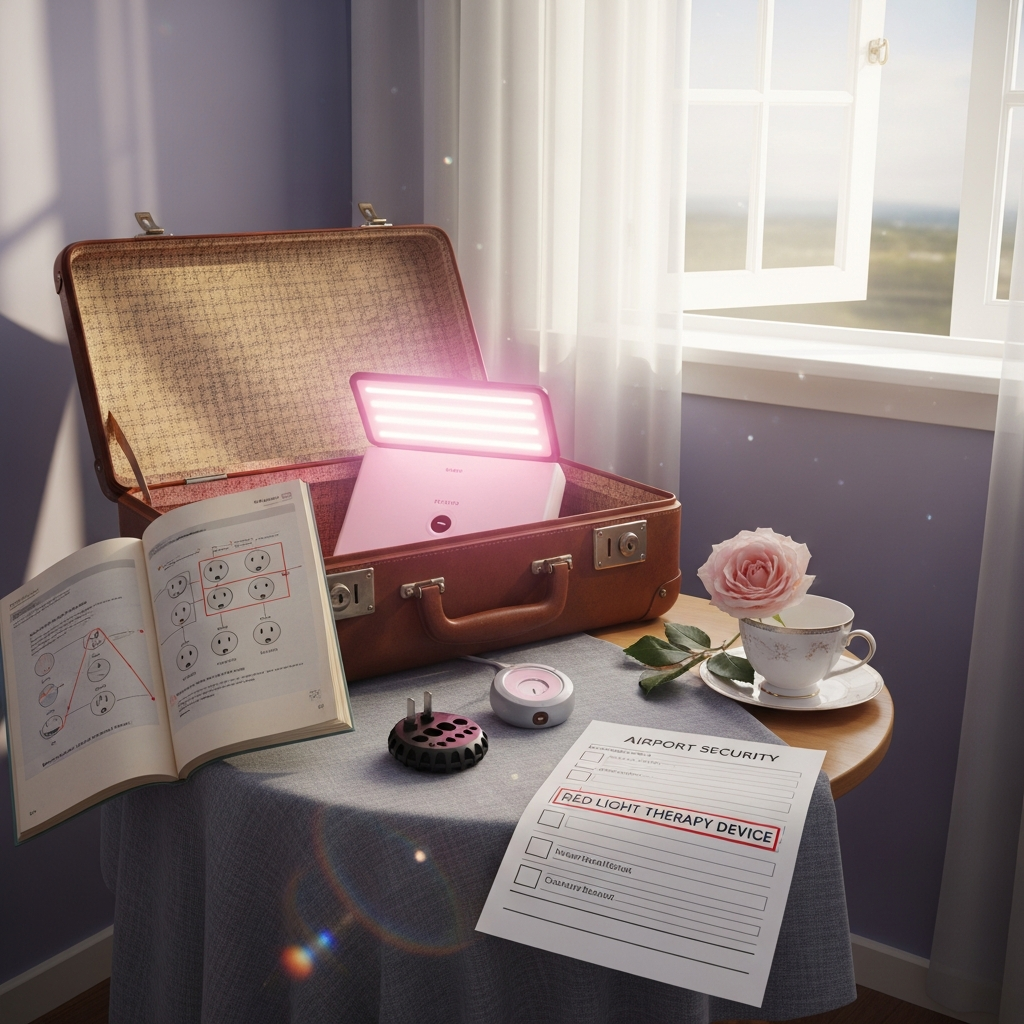 Traveling With Red Light Therapy Devices