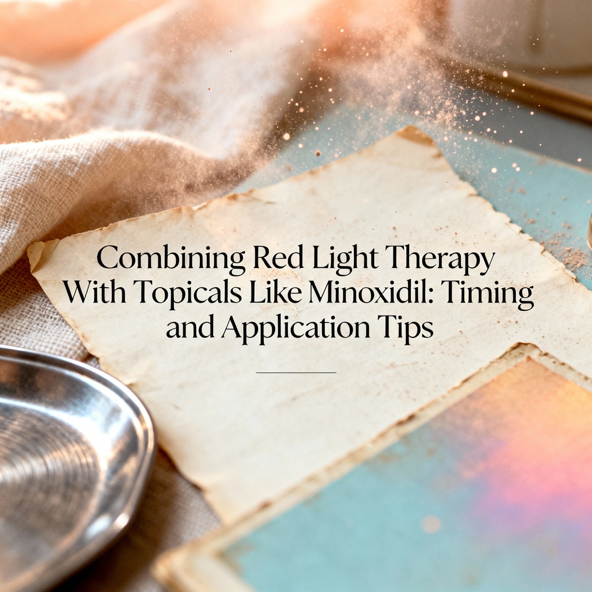 Red Light Therapy and Minoxidil Tips