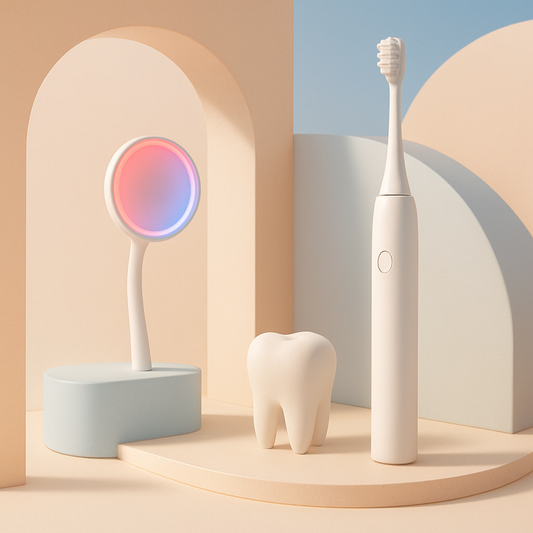 Red and Blue Light Together for Oral Care