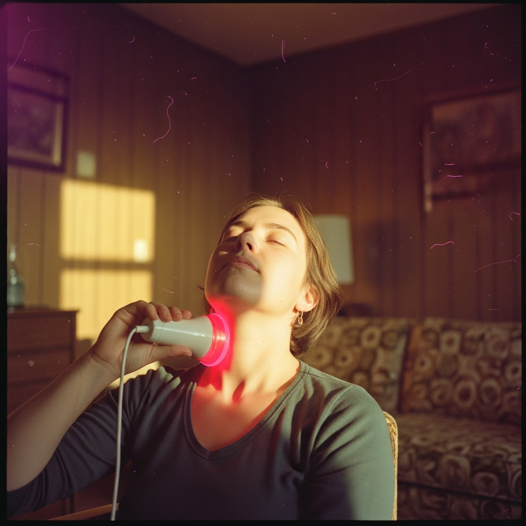 Red Light Therapy for Neck and Chest Rejuvenation