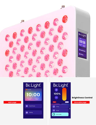 ReStore Full-Body Red Light Therapy Panel: Touch Screen, Adjustable Brightness & Pulsed Frequencies
