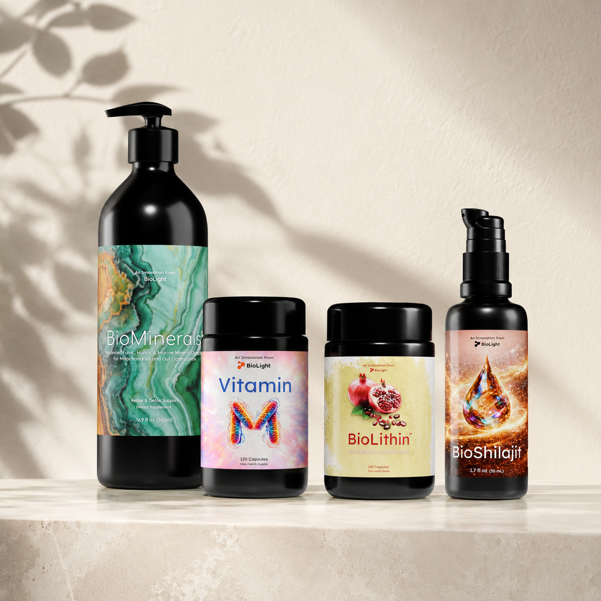 Foundational Stack | Vitamin M + BioLithin + BioShilajit + BioMinerals