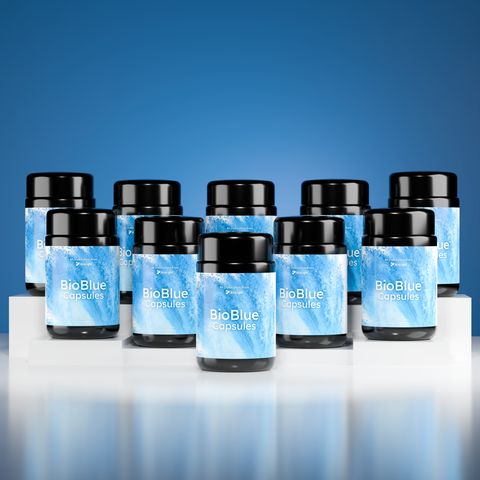 BioBlue Capsules - Methylene Blue & Taurine Supplement for Brain Health & Mitochondrial Support
