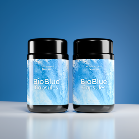 BioBlue Capsules - Methylene Blue & Taurine Supplement for Brain Health & Mitochondrial Support