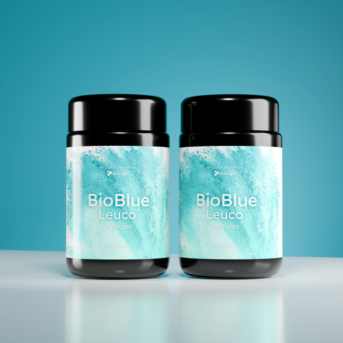 BioBlue Leuco Capsules - Enhanced Brain & Mitochondrial Support with 100% Plant-Derived Ingredients