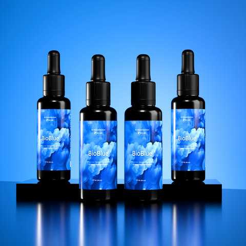 BioBlue: Methylene Blue Supplement - Crafted w/ Litewater Deuterium-Depleted Water | Supports Brain Health & Mitochondrial Function | Red Light Therapy Synergist | 1% Solution, USP Grade