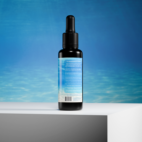 BioBlue Aqua | Nature-Derived Mitochondrial + Energy Support | Organic Blue Spirulina