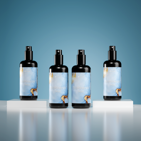 BioMinerals Mist: Rejuvenating Skincare | Bioactive Mineral Hydration | Fulvic Acid, Humic Acid & Marine Minerals | 4 fl oz | 30-Day Supply