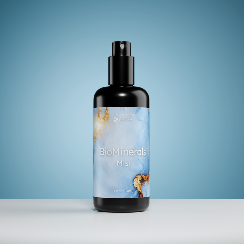 BioMinerals Mist: Rejuvenating Skincare | Bioactive Mineral Hydration | Fulvic Acid, Humic Acid & Marine Minerals | 4 fl oz | 30-Day Supply