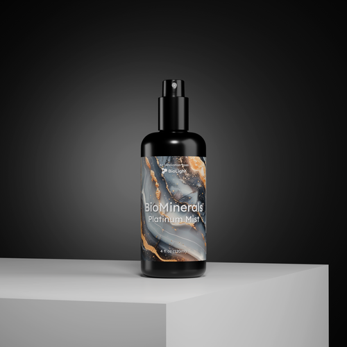 BioMinerals Platinum Mist: Anti-Aging Skincare | Bioactive Mineral Hydration | Colloidal Platinum, Litewater, Silica | 4 fl oz | 30-Day Supply