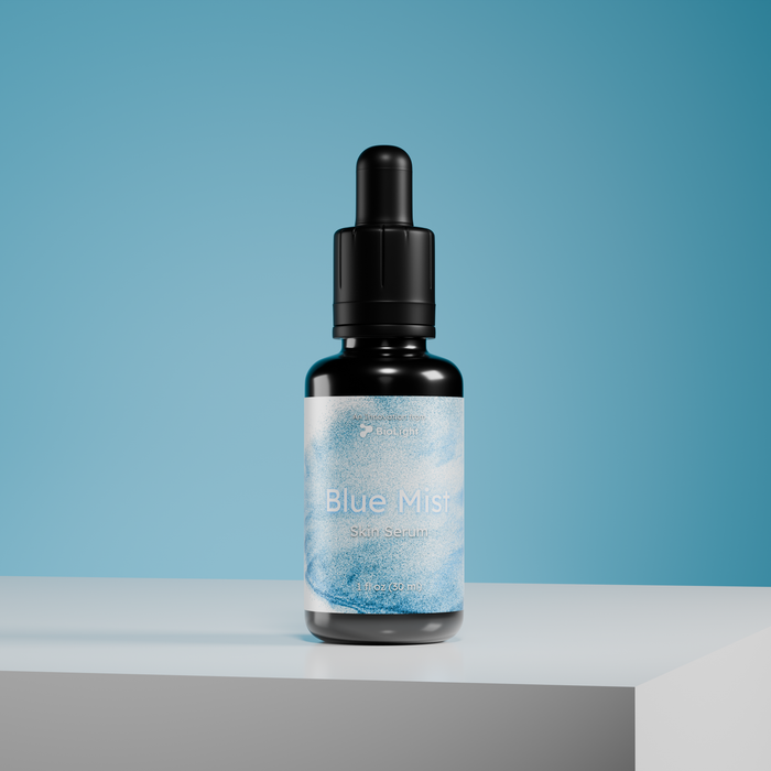 Blue Mist: Luxury Anti-Aging Skin Serum | Methylene Blue, Hyaluronic Acids, Glutathione, EGCG, Fulvic Acid | Crafted in 100% Litewater | 1 fl oz |