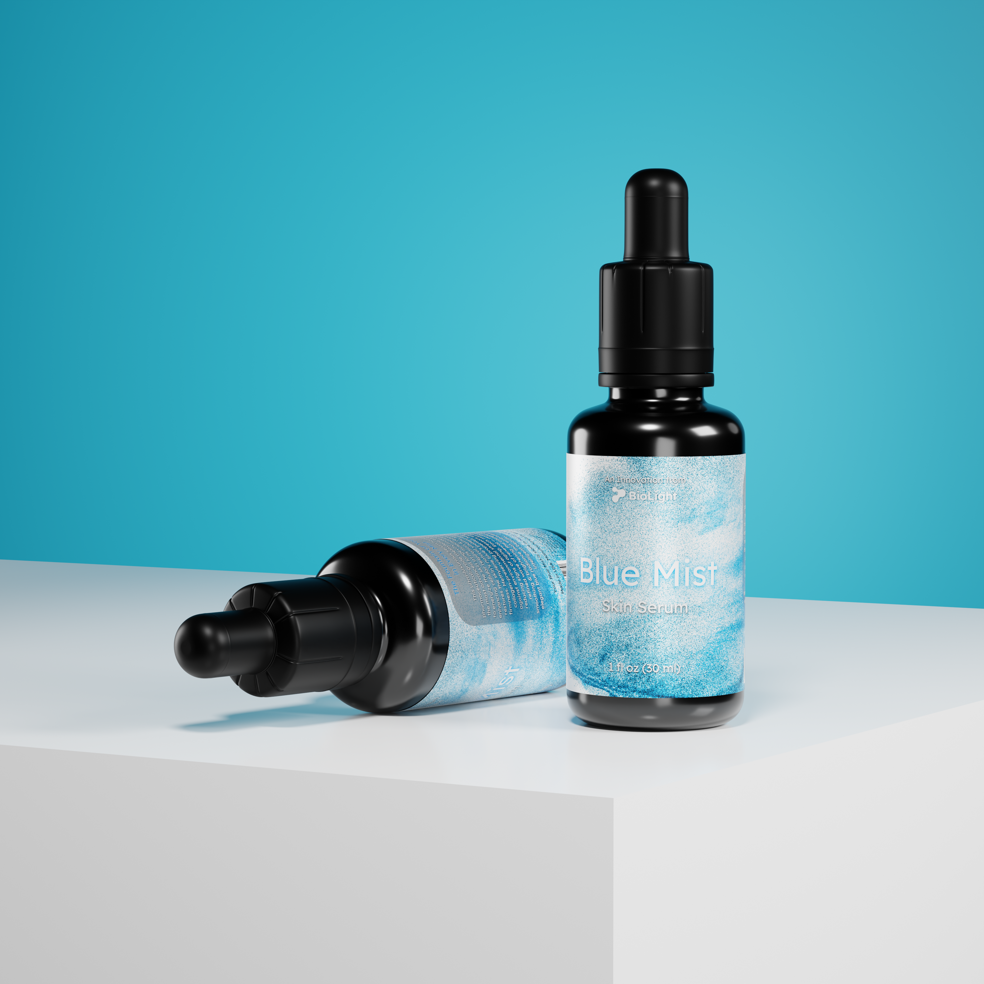 Blue Mist: Luxury Anti-Aging Skin Serum | Methylene Blue, Hyaluronic Acids, Glutathione, EGCG, Fulvic Acid | Crafted in 100% Litewater | 1 fl oz |