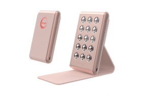 BioLight Shine device displaying the upgraded dual LED technology which emits both red and near-infrared light.