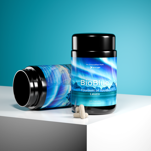 BioBlue Fountain of Youth Leuco Supplement | Advanced Mitochondrial Support & Energy Boosting Formula