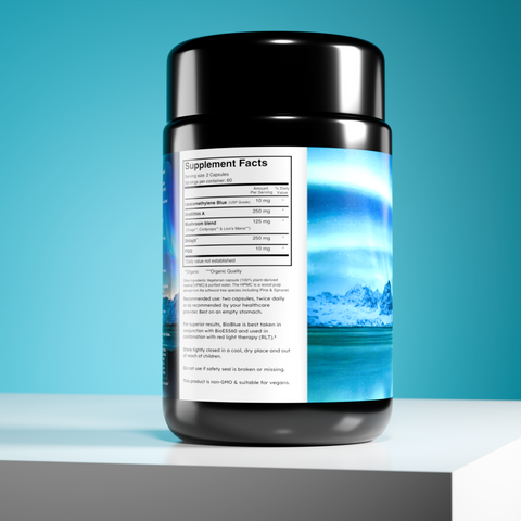 BioBlue Fountain of Youth Leuco Supplement | Advanced Mitochondrial Support & Energy Boosting Formula