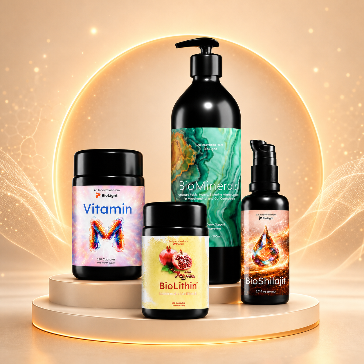 Foundational Stack | Vitamin M + BioLithin + BioShilajit + BioMinerals
