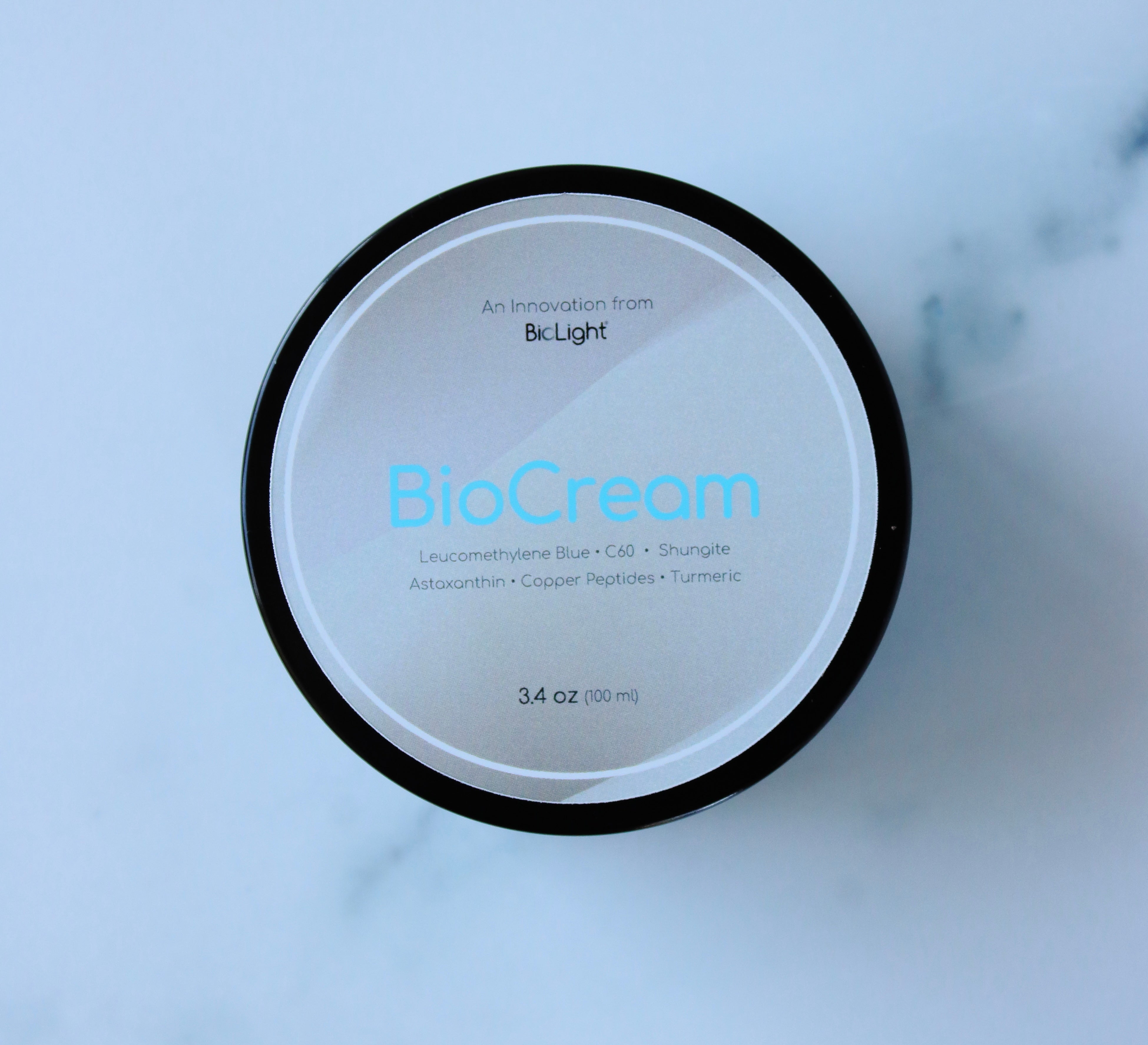 BioCream: Anti-Aging Skincare with Leucomethylene Blue - Botanic Ingredients - Full Spectrum Protection - 100% Organic