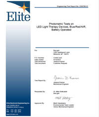 Glow handheld device representing innovative technology from BioLight.