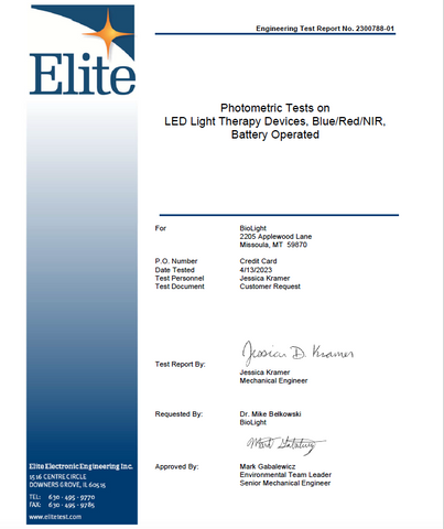 Glow handheld device representing innovative technology from BioLight.