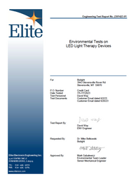 Packaging of the ReStore Full-Body Red Light Therapy Panel with included accessories.