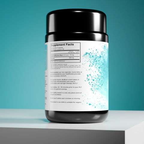 BioBlue Leuco Capsules - Enhanced Brain & Mitochondrial Support with 100% Plant-Derived Ingredients