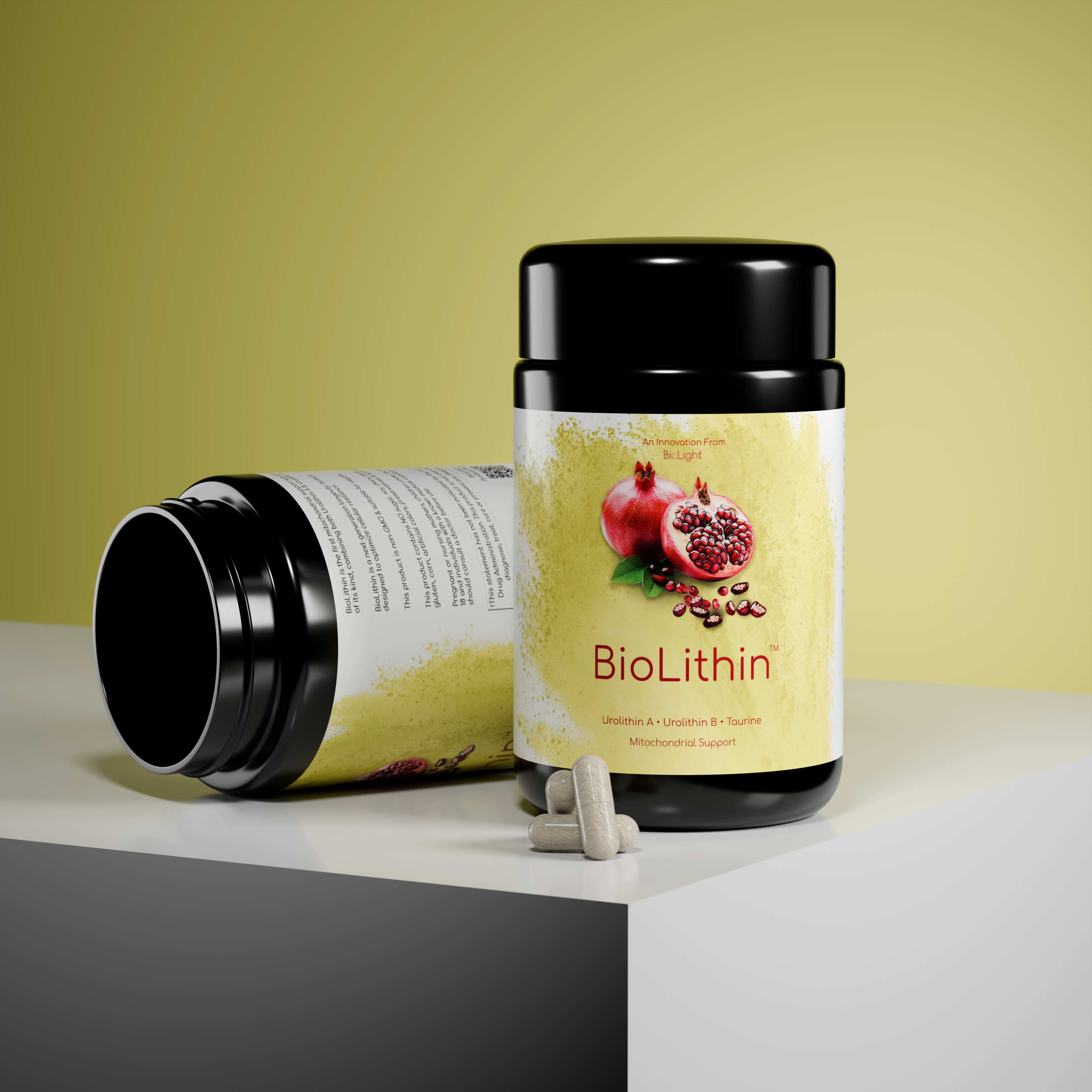 BioLithin | Urolithin A + Urolithin B | Unmatched Mitochondrial Quality Control | Power Your Cells, Extend Your Energy | Mitochondrial Support | Anti-Aging