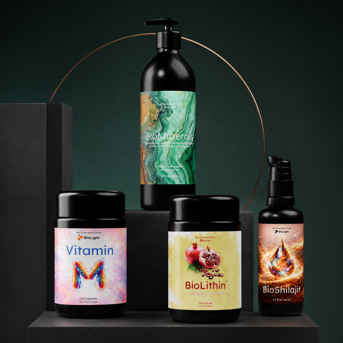 Foundational Stack | Vitamin M + BioLithin + BioShilajit + BioMinerals