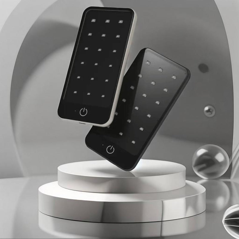 Glow: Portable Red Light Therapy Device - Slimmest Handheld Solution for On-the-Go Relief
