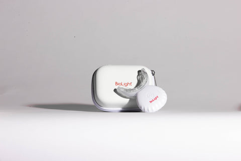 Image of the Guardian by BioLight being charged with USB magnetic charging, illustrating its convenience.